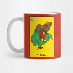 El Aguila // Mexican Luchador Loteria Card Mug